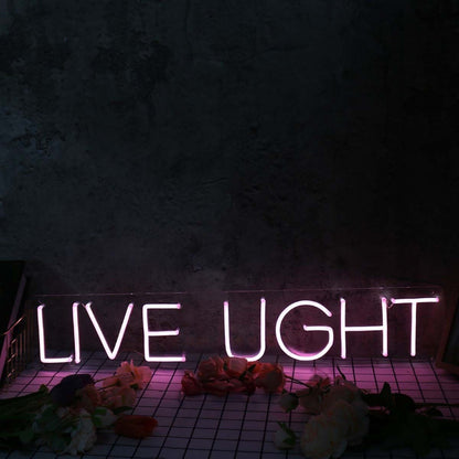 Live Light Purple Led Neon Sign - Shineneon