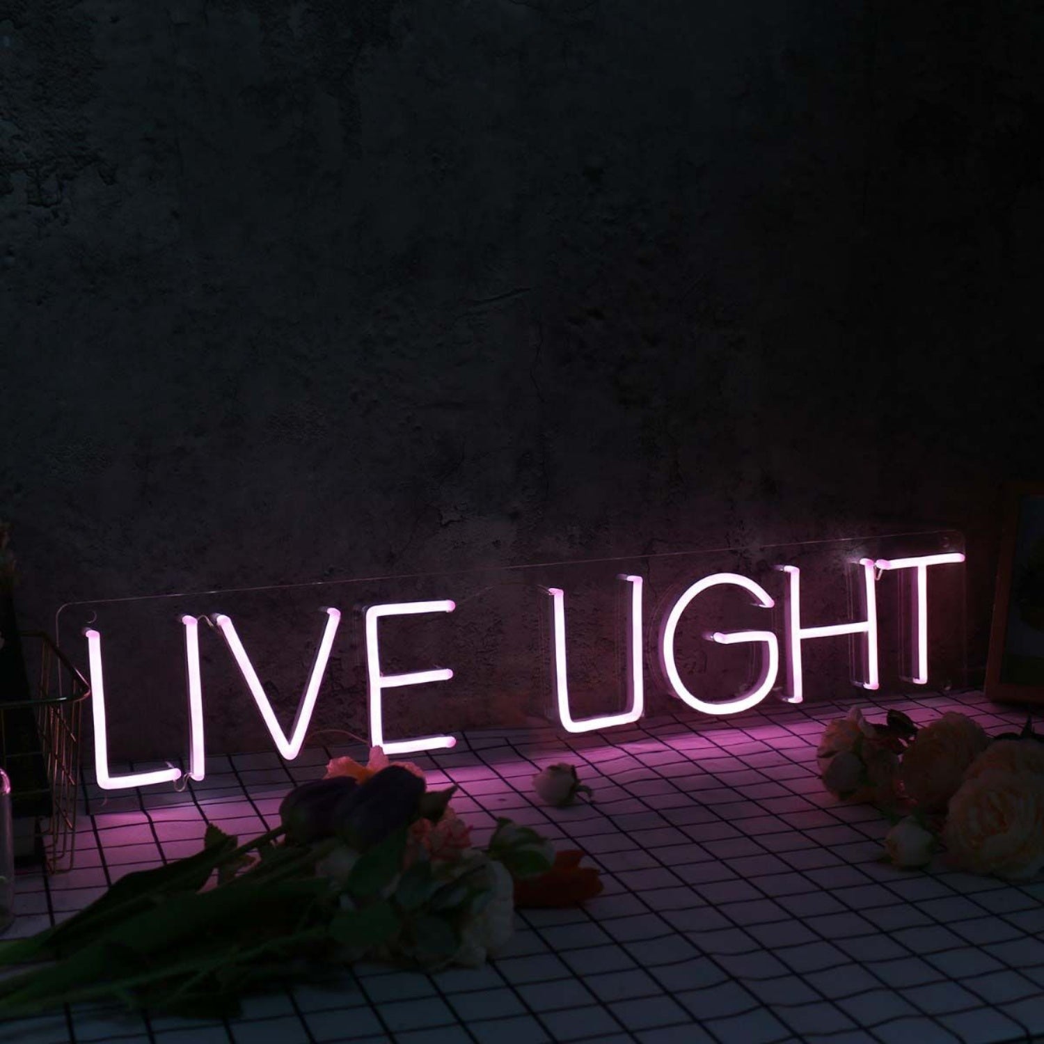 Live Light Purple Led Neon Sign - Shineneon