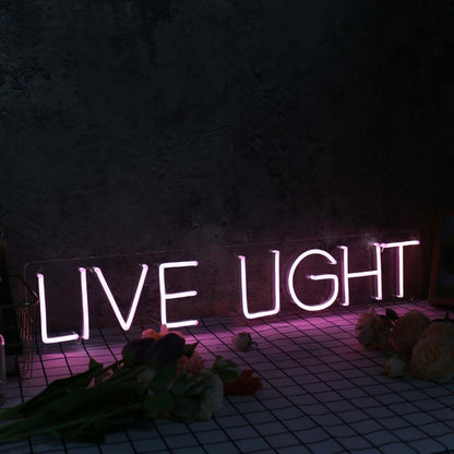 Live Light Purple Led Neon Sign - Shineneon