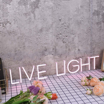 Live Light Purple Led Neon Sign - Shineneon