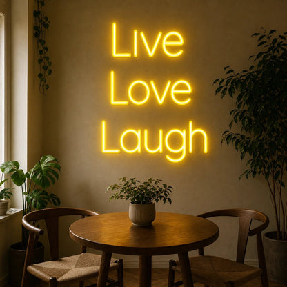 Live Love Laugh LED Neon Sign - Shineneon