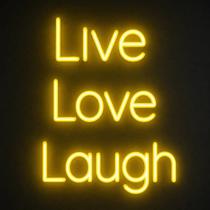 Live Love Laugh LED Neon Sign - Shineneon