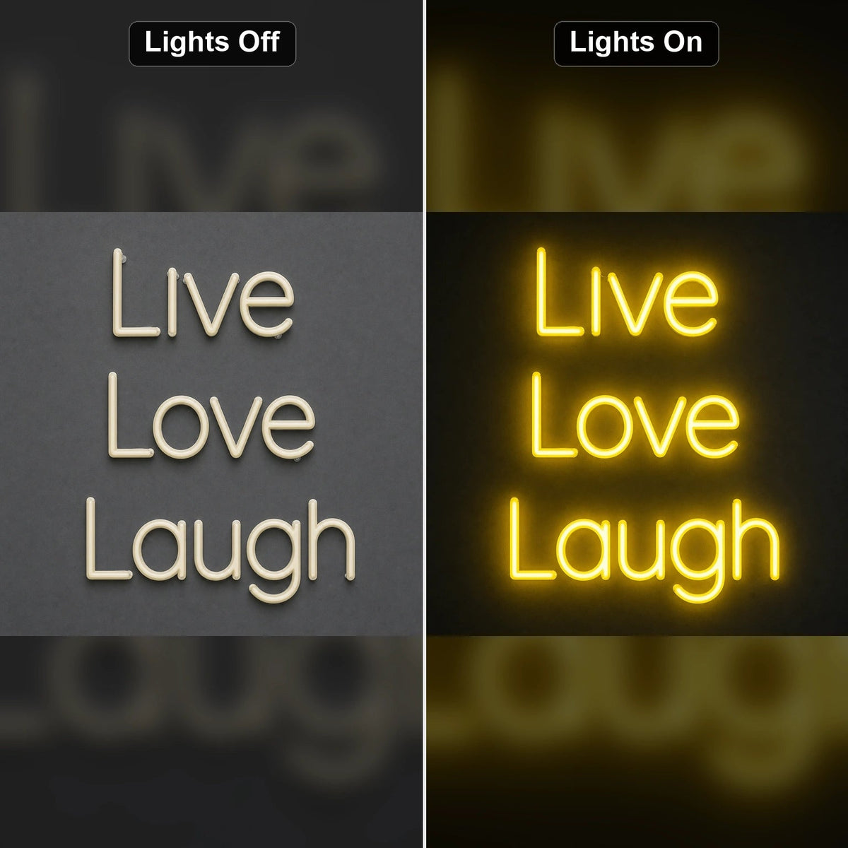 Live Love Laugh LED Neon Sign - Shineneon