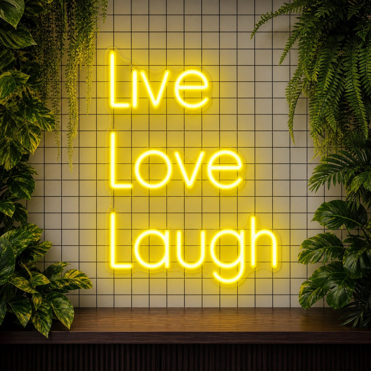 Live Love Laugh LED Neon Sign Garage Neon Sign high-converting product image