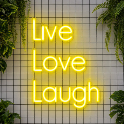 Live Love Laugh LED Neon Sign Garage Neon Sign main product image