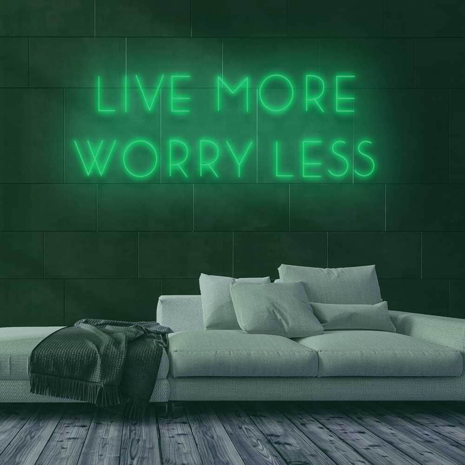 Live More Worry Less Led Neon Sign | Shineneon