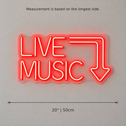 Live Music LED Neon Sign - Shineneon