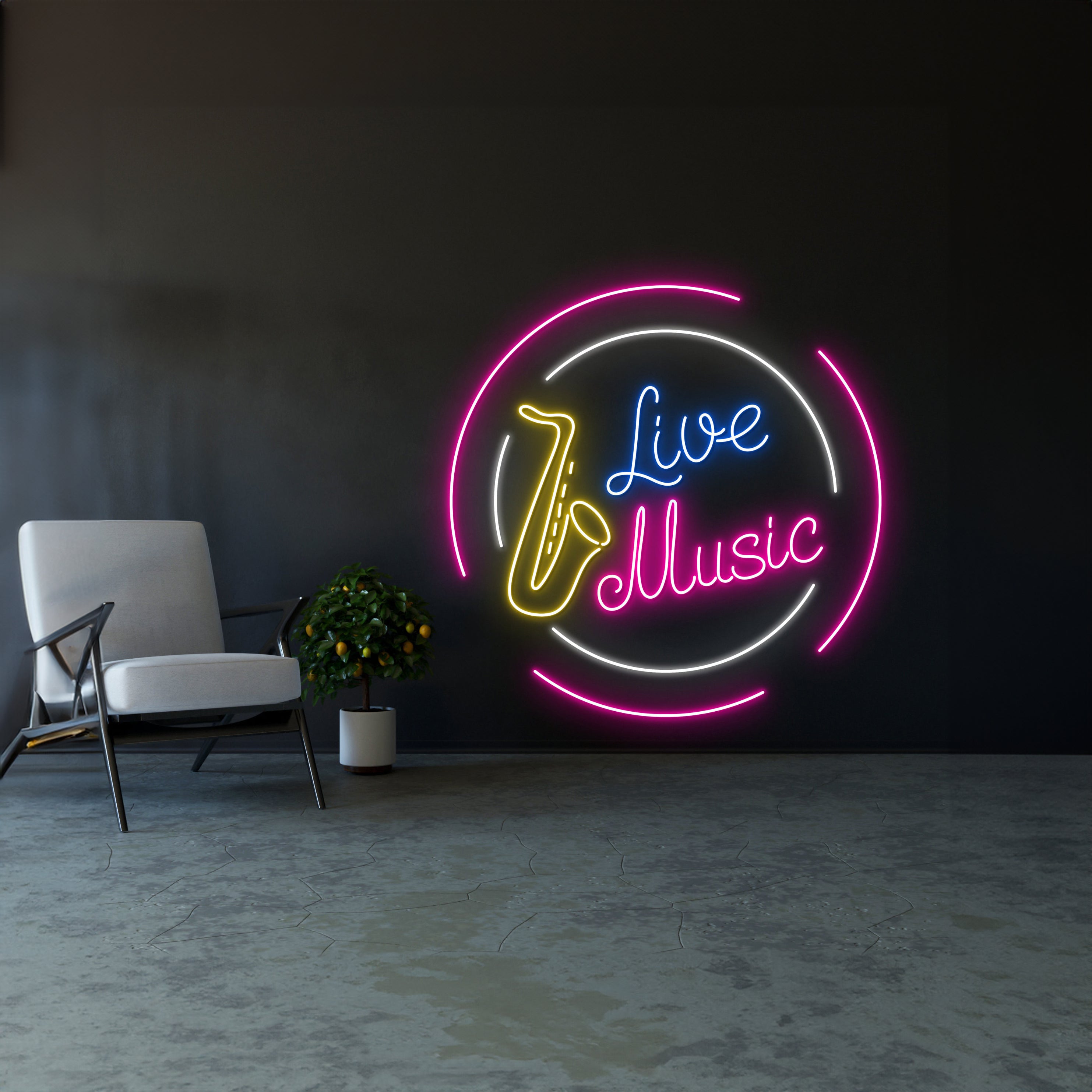 Live Music Led Sign | Shineneon