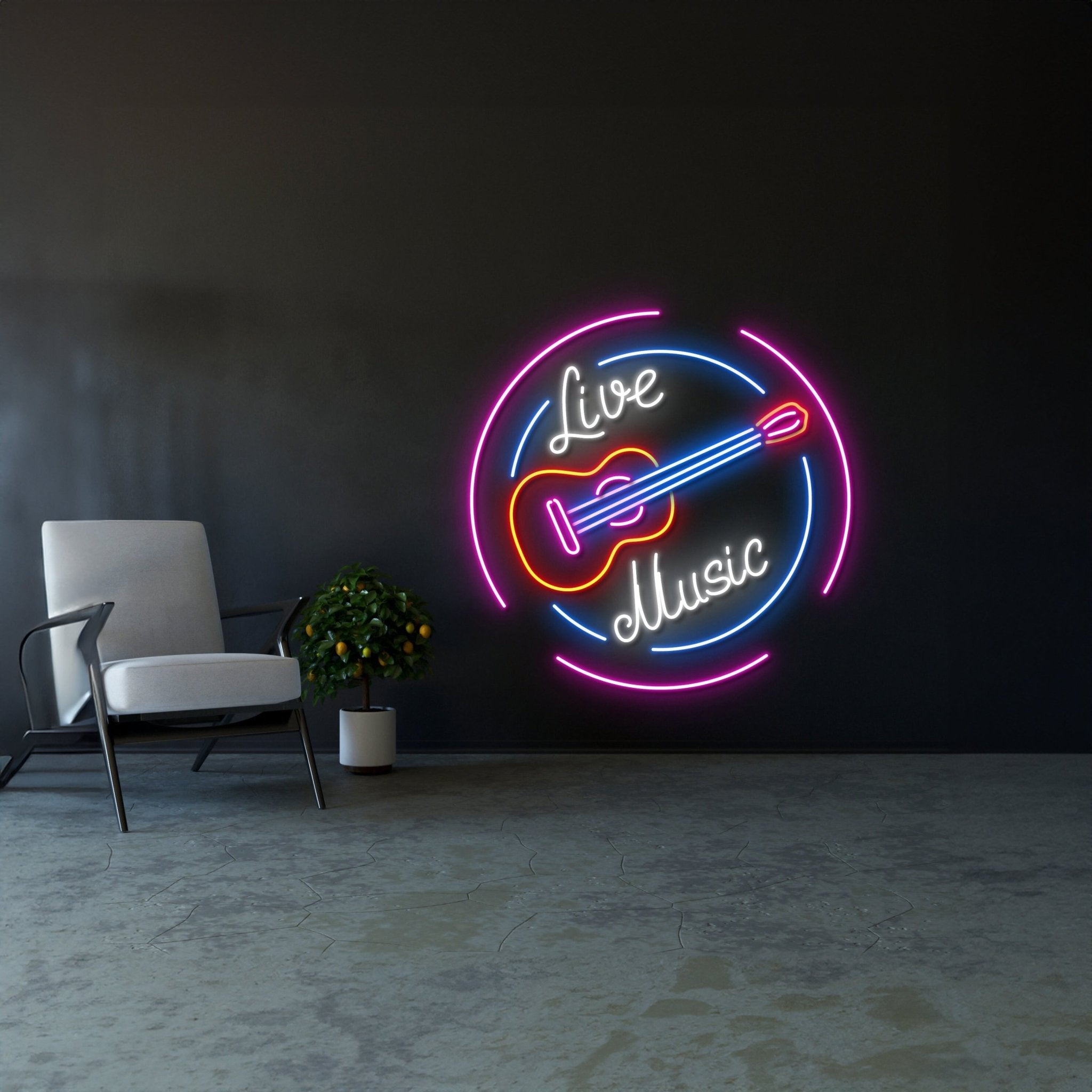 Live Music Neon Sign - Shineneon