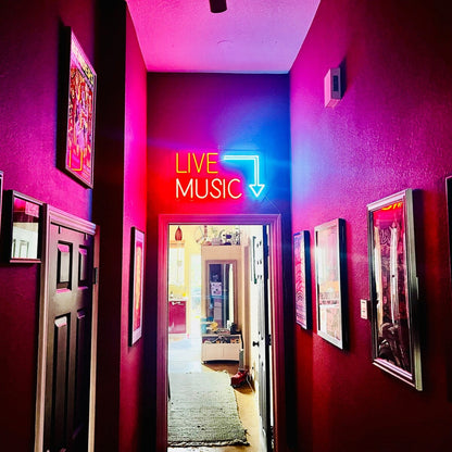 Live Music Neon Signmusic Studio Decorretro Home Decor | Shineneon