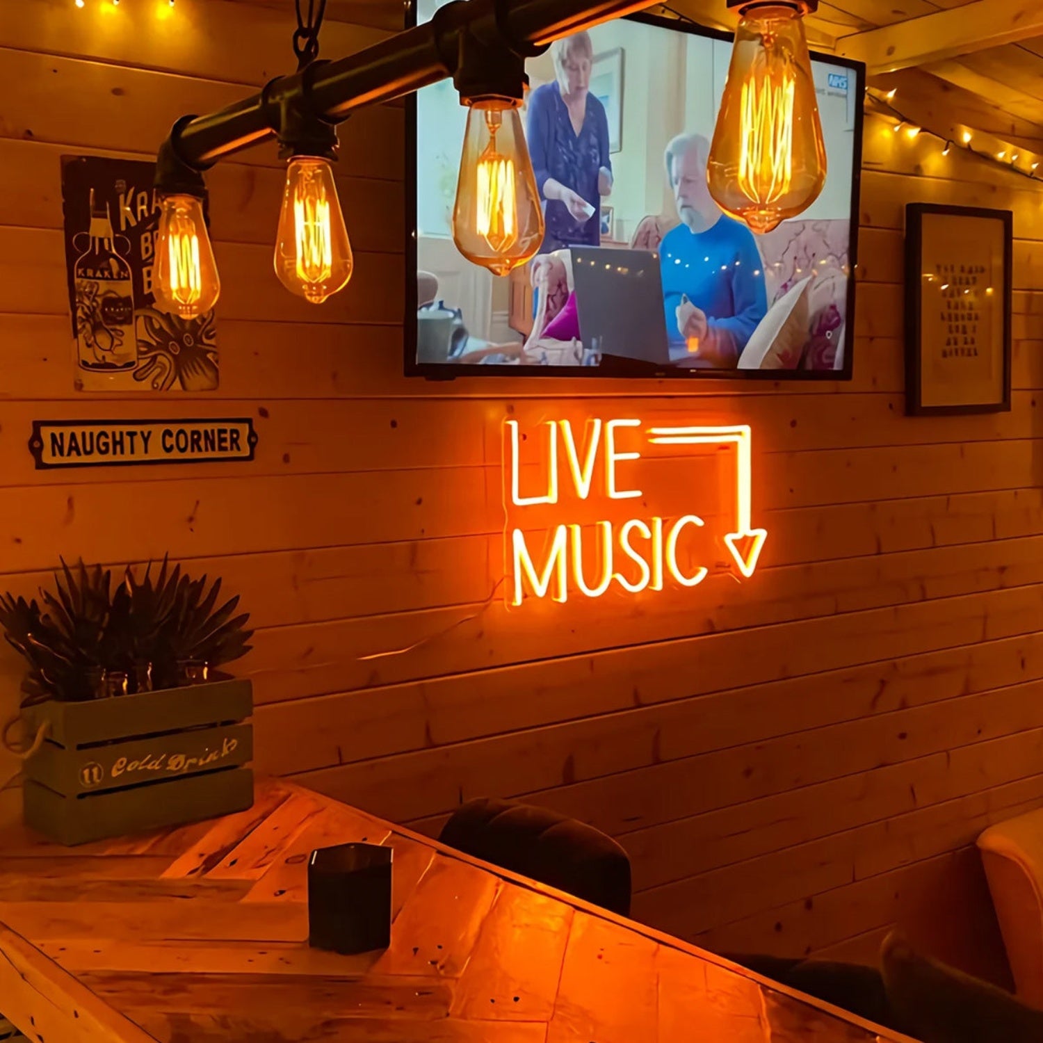 Live Music Neon Signmusic Studio Decorretro Home Decor | Shineneon