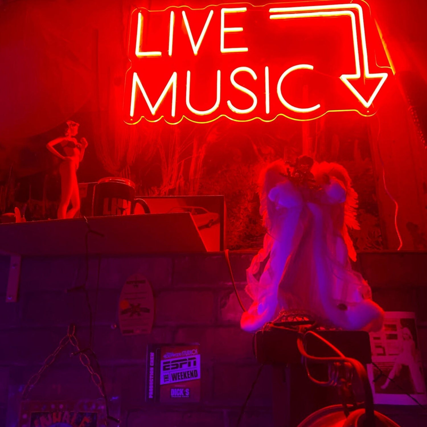 Live Music Neon Signmusic Studio Decorretro Home Decor | Shineneon