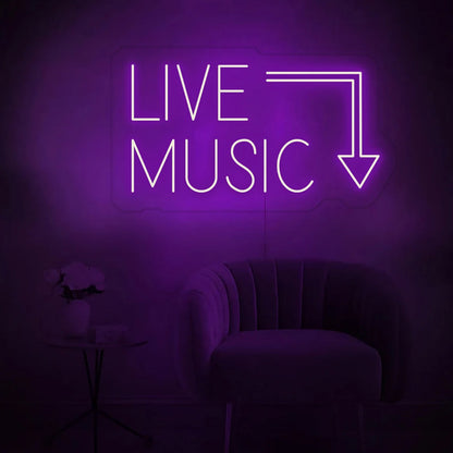 Live Music Neon Signmusic Studio Decorretro Home Decor | Shineneon