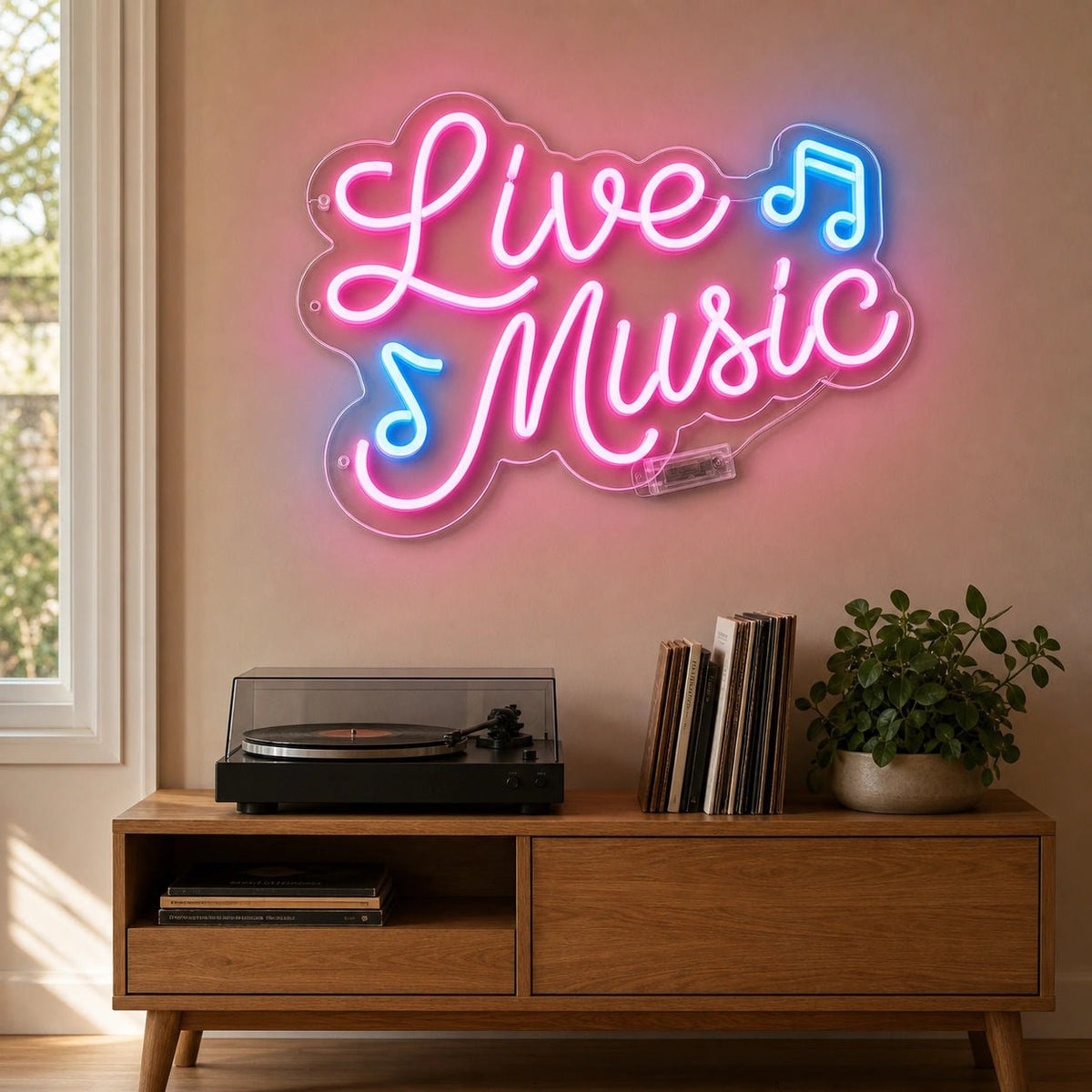 Live Music Notes LED Neon Sign - Shineneon