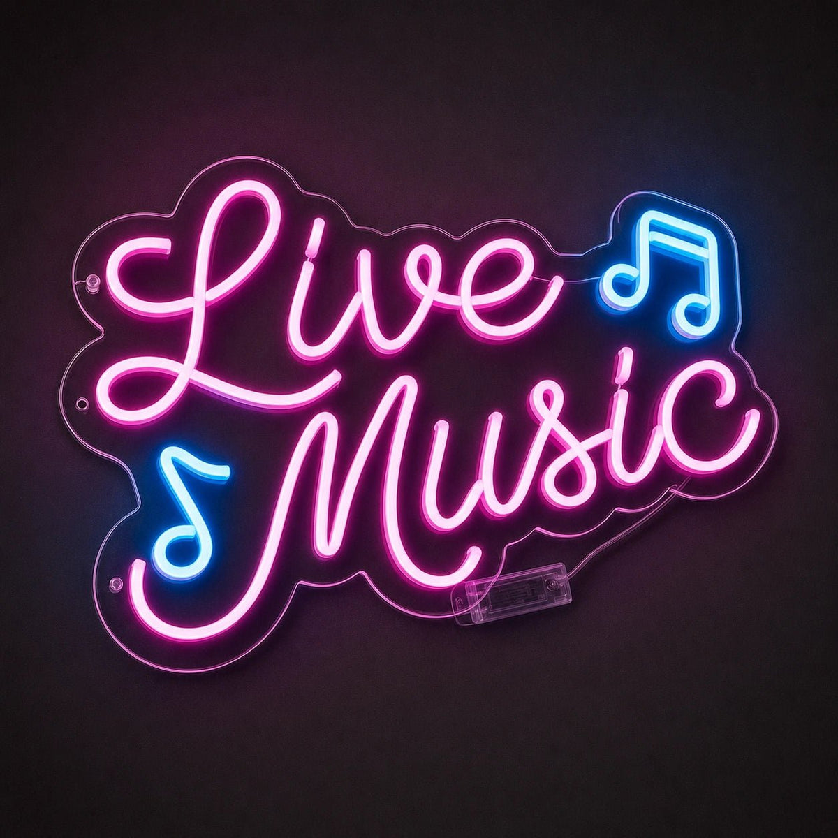 Live Music Notes LED Neon Sign - Shineneon