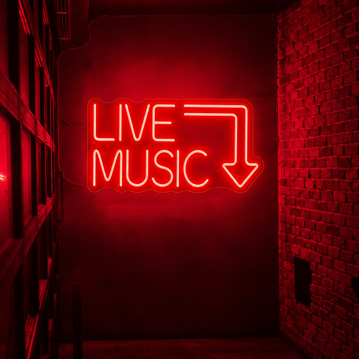 Live Music Room Decor LED Neon Sign - 01 Original Product Image