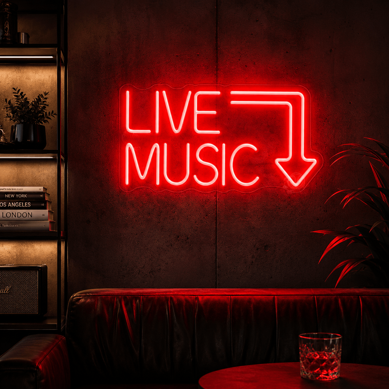 Live Music Room Decor LED Neon Sign - Shineneon