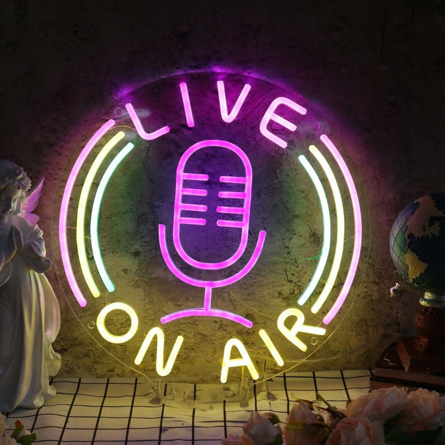 Live On Air Custom Led Neon Sign | Shineneon