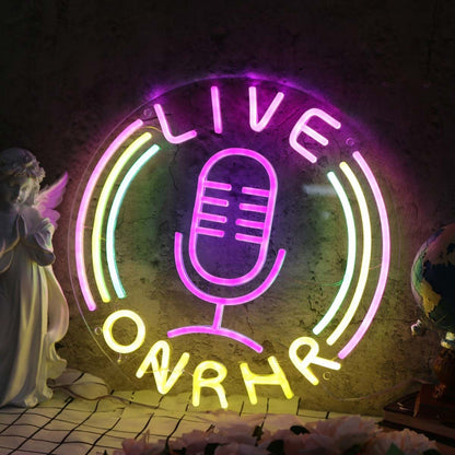 Live On Air Custom Led Neon Sign | Shineneon