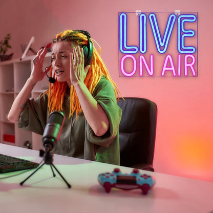 Live On Air Led Neon Light Sign | Shineneon