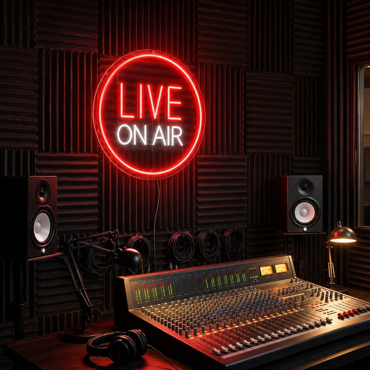 Live On Air LED Neon Sign - 01 Original Product Image