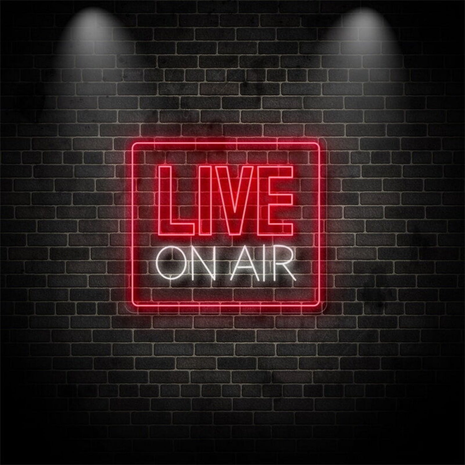 Live On Air Led Neon Sign For Studios And Broadcasting Spaces | Shineneon