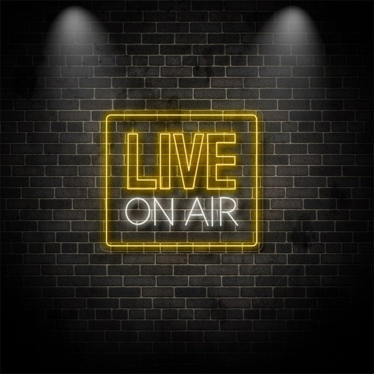 Live On Air Led Neon Sign For Studios And Broadcasting Spaces | Shineneon