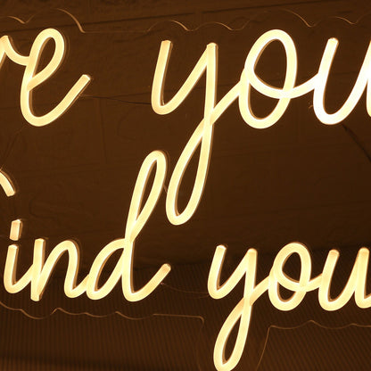 Live Your Like Find Your Joy Yellow Led Neon Sign - Shineneon