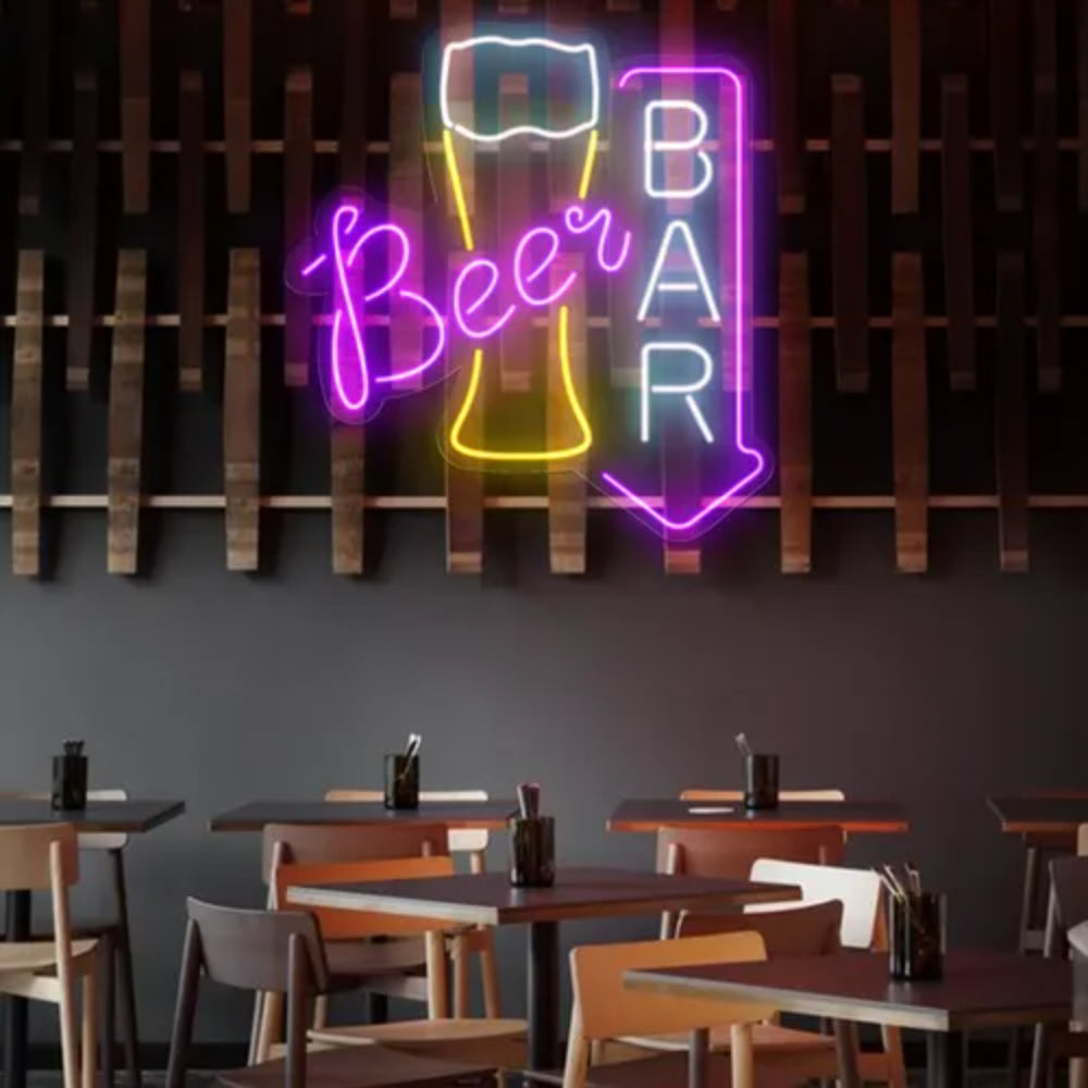 Lively Beer Glass Bar Led Neon Sign | Shineneon