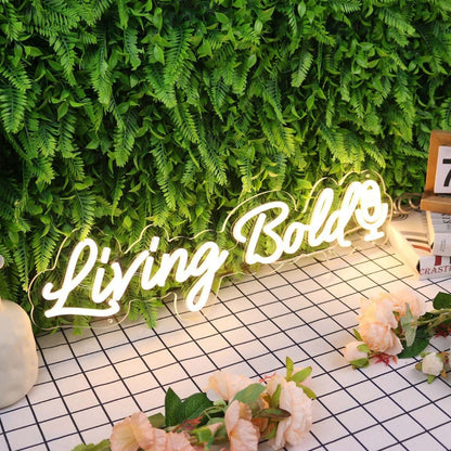 Living Bold Yellow Led Neon Sign - Shineneon