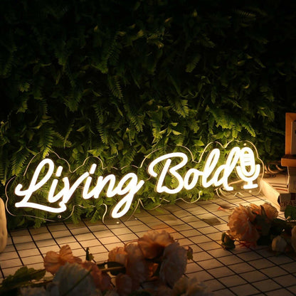Living Bold Yellow Led Neon Sign - Shineneon