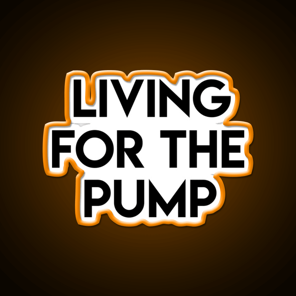 Living For The Pump Bodybuilding Gym Fitness Led Neon Sign Rgb Color - Shineneon