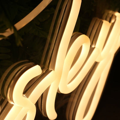 Living La Vida Lesley Yellow Led Neon Sign - Shineneon