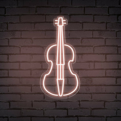 Living Space Music Studio Or Next Event With The Cello Music Neon Sign | Shineneon