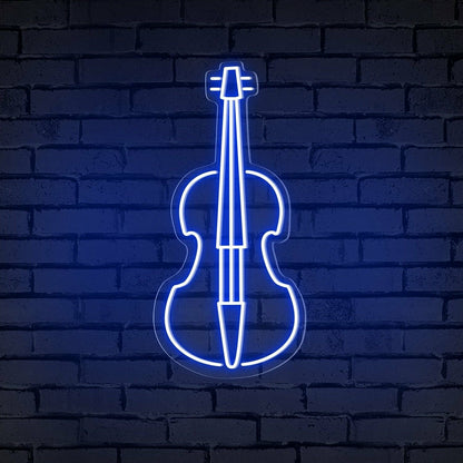 Living Space Music Studio Or Next Event With The Cello Music Neon Sign | Shineneon