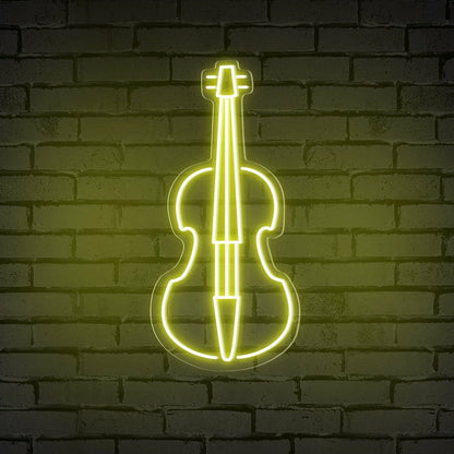 Living Space Music Studio Or Next Event With The Cello Music Neon Sign | Shineneon