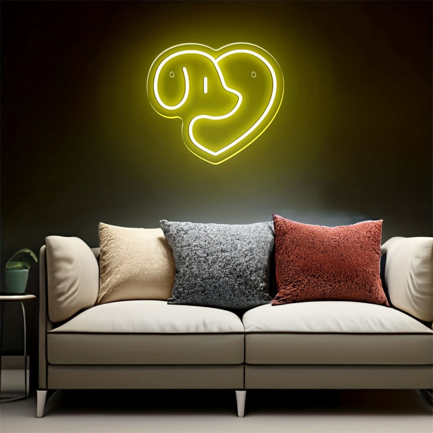 Living Space Office Versatile Neon Dog Home Decor | Shineneon