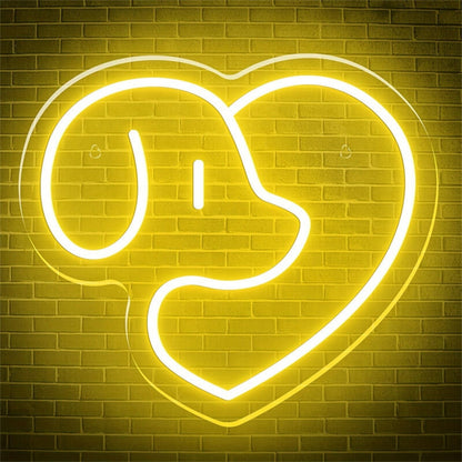 Living Space Office Versatile Neon Dog Home Decor - Shineneon