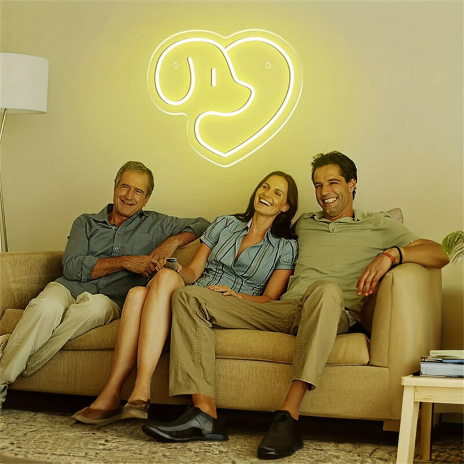 Living Space Office Versatile Neon Dog Home Decor - Shineneon