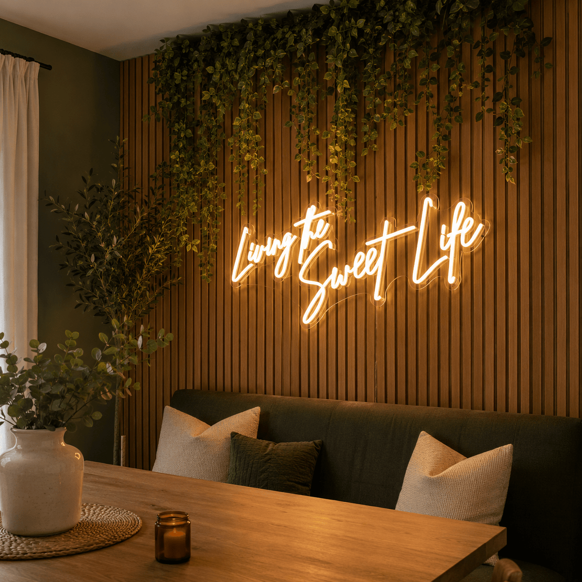 Living The Sweet Life LED Neon Sign - Shineneon