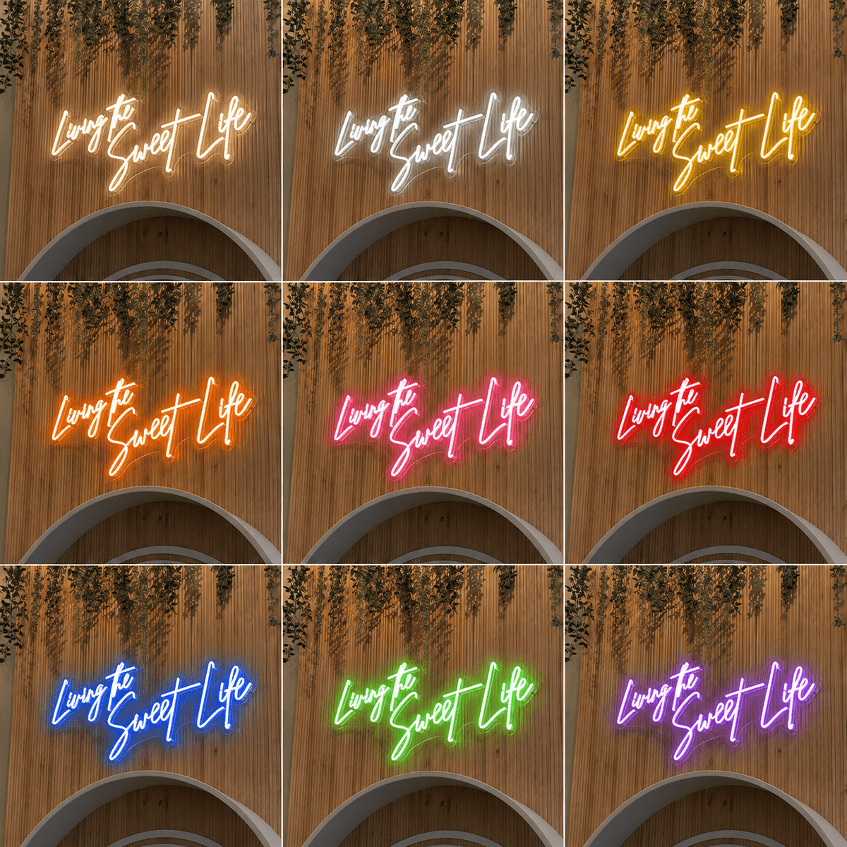 Living The Sweet Life LED Neon Sign - Shineneon