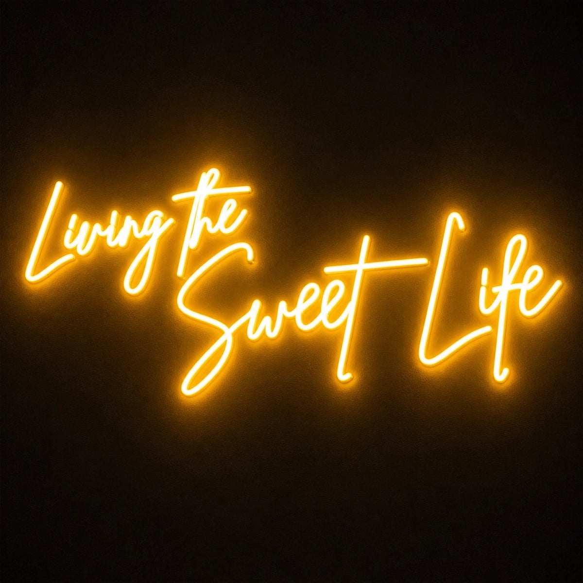 Living The Sweet Life LED Neon Sign Man Cave Neon Sign - Shineneon