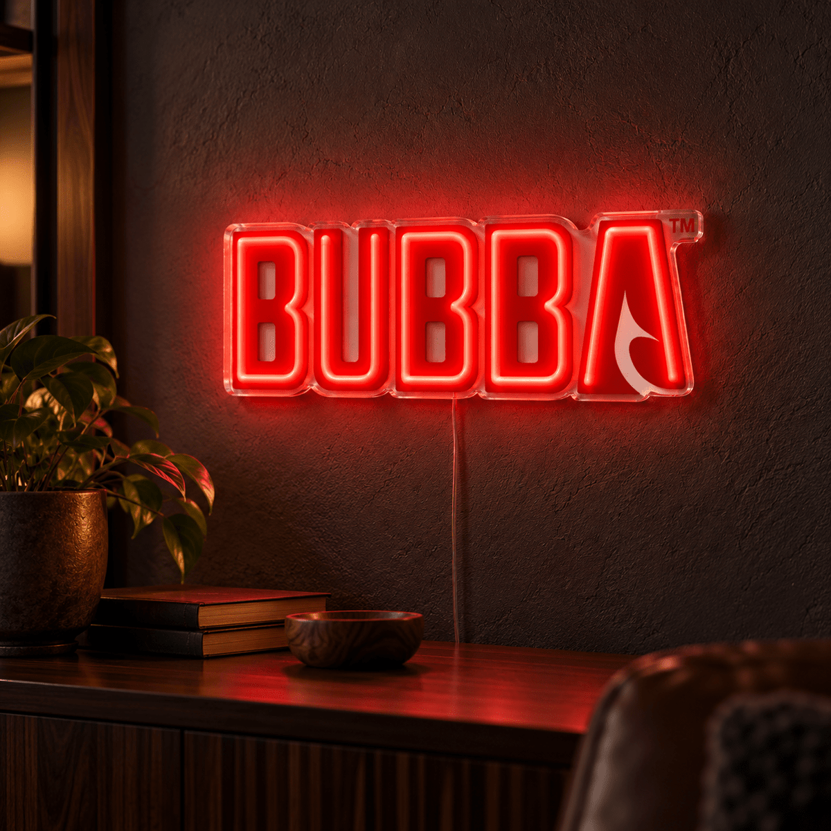Lizzi's Custom LED Neon Sign - BUBBA 12inch - Shineneon