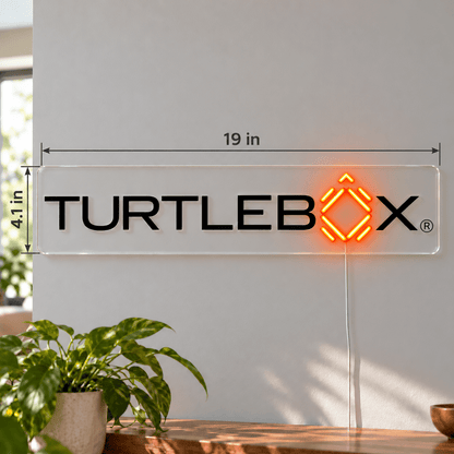 Lizzi's Custom LED Neon Sign - TURTLEBX 19inch - Shineneon