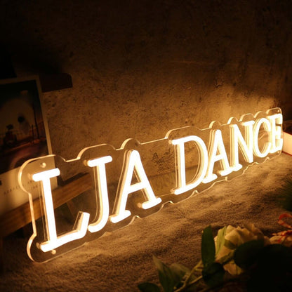 Lja Dance Yellow Led Neon Sign - Shineneon