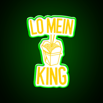 Lo Mein King Lo Mein Gift Led Neon Sign Chinese Food Rgb Color - Shineneon