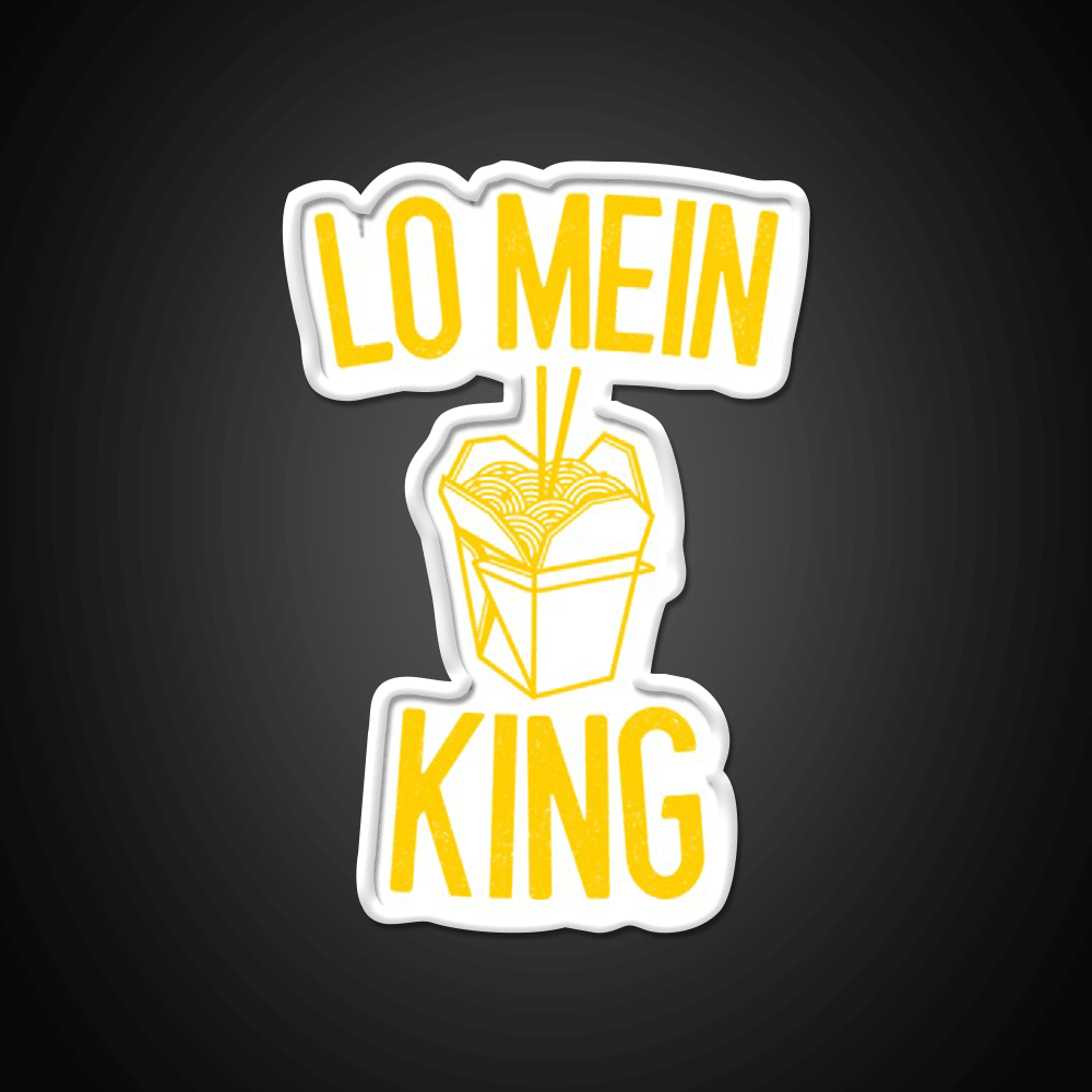 Lo Mein King Lo Mein Gift Led Neon Sign Chinese Food Rgb Color - Shineneon