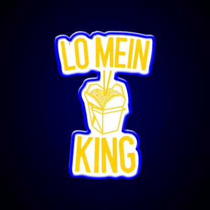 Lo Mein King Lo Mein Gift Led Neon Sign Chinese Food Rgb Color - Shineneon