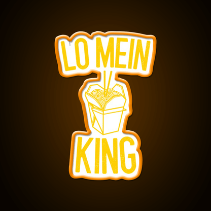 Lo Mein King Lo Mein Gift Led Neon Sign Chinese Food Rgb Color - Shineneon