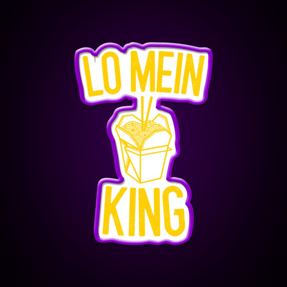 Lo Mein King Lo Mein Gift Led Neon Sign Chinese Food Rgb Color - Shineneon